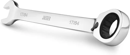 Vista 7 de Jaeger 11 mm Juego de llaves combinadas de trinquete reversible de 12 puntos TIGHTSPOT, para espacios estrechos, 90 dientes