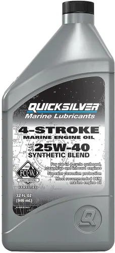 Vista 8 de Quicksilver de Mercury Marine Aceite de Motor Marino 25W-40