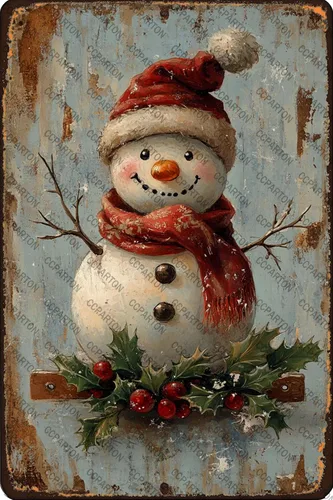 Vista 15 de CCPARTON Carteles de Feliz Navidad Graciosos Cartel de Hoja de Estaño para Decoración del Hogar Interior Jardín Patio Exterior Porche 8x12 Pulgadas