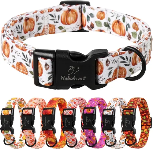 Vista 16 de Lindo Collar de Corduroy para Perro - Collar Ajustable Negro para Perros Pequeños de 4-10lbs, Resistente al Desvanecimiento con Cierre Seguro