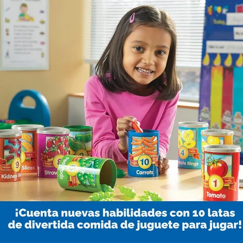 Vista 2 de Learning Resources Latas para contar del uno al diez