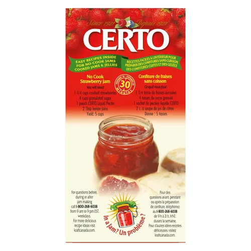 Vista 4 de CERTO Líquido de pectina, 1 unidad, 5.7 fl oz