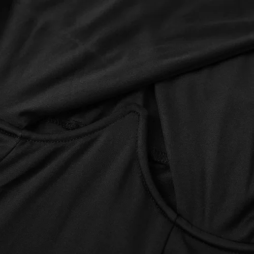 Vista 5 de LYANER Vestido corto sin mangas para mujer con corte halter y sexy para fiesta