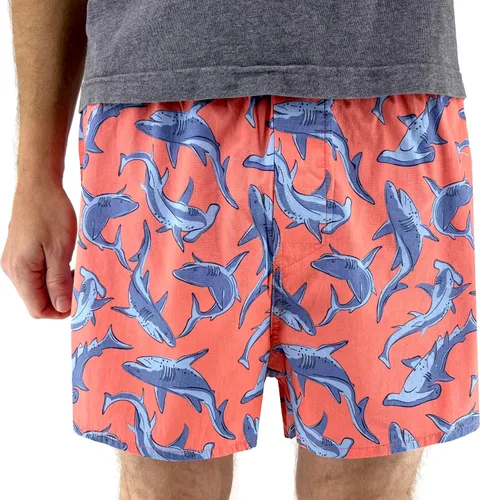 Vista 31 de ROCK ATOLL Calzoncillos tipo bóxer de algodón con estampado novedoso y brillante para hombre Estampado Afrutado Negro