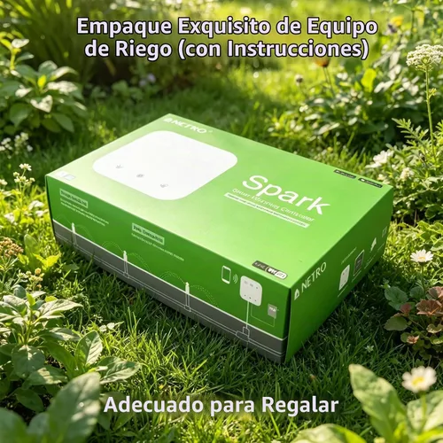 Vista 5 de Netro Controlador inteligente de rociadores Spark de 8 zonas Botones