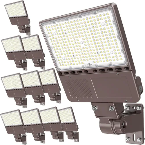 Vista 14 de Luz LED de estacionamiento de 150 W, 120 W, 90 W, ajustable, 4500 K, 5000 K, 5700 K, sintonizable hasta 22500 lm, fotocélula LED, caja de zapatos