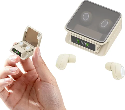 Vista 7 de Los auriculares invisibles más pequeños inalámbricos Bluetooth pequeños discretos ocultos para pequeños canales auditivos mujeres en el oído mini