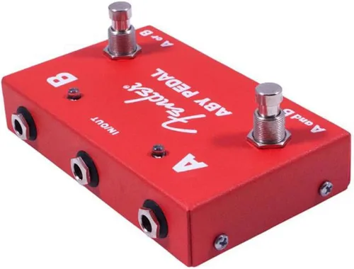 Vista 2 de Fender ABY Pedal Pedal de Cambio, Rojo