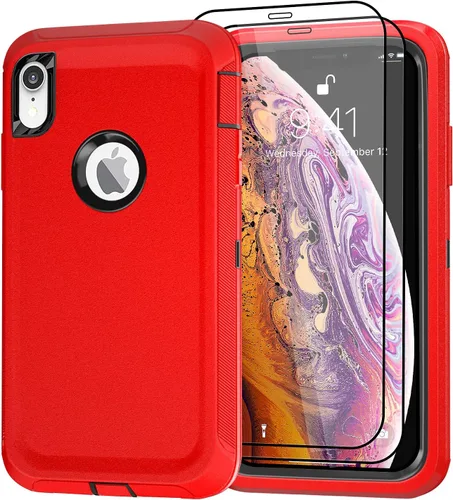 Vista 29 de Funda para iPhone 14 Pro Max de 6.7 pulgadas con clip para cinturón con 2 protectores de pantalla, 2 protectores de lente de cámara, cubierta
