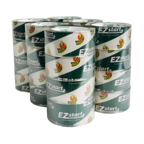 Vista 4 de Duck Brand EZ Start cinta de embalar, Transparente