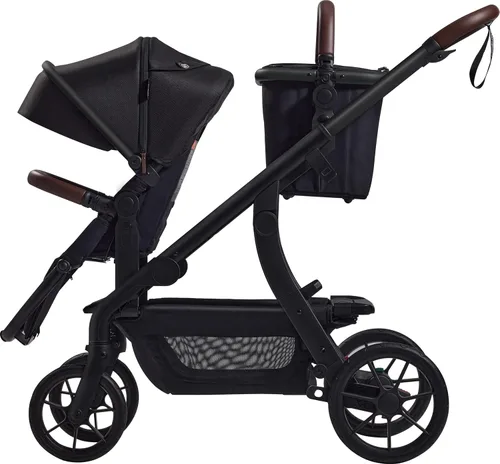 Vista 3 de Momcozy ChangeGo - Cesta de compras para cochecito solamente, almacenamiento expandible con cremallera