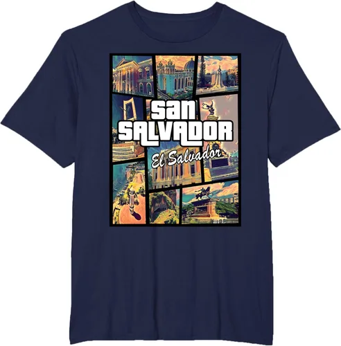 Vista 61 de Camiseta Orgullosa de San Salvador Capital El Salvador