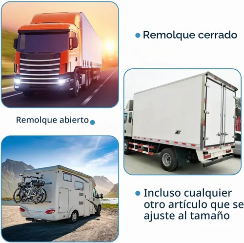 Vista 8 de Fuoequl Cerrojo de puerta de remolque para pestillo de puerta de remolque de carga y piezas de puerta de remolque cerradas