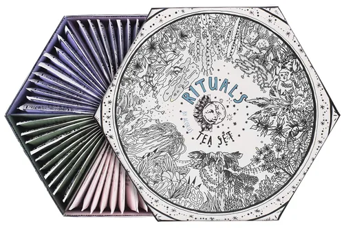 Vista 8 de ACORUS Juego de té de sabor otoñal, paquete variado de té de hierbas naturales, caja de té surtida, juego de regalo de té de 6 tés diferentes
