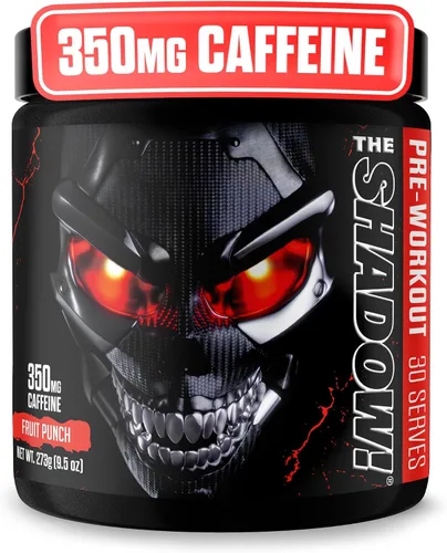 Vista 8 de JNX SPORTS The Shadow! Preentrenamiento de alto estímulo - Frambuesa azul 5 porciones 350 mg de cafeína, energía eléctrica, enfoque mental