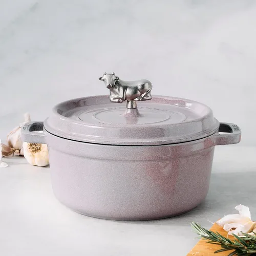 Vista 3 de Staub 40511-486 Pomo para horno holandés, gris