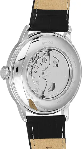 Vista 2 de Reloj Orient Bambino Small Seconds automático, japonés, con correa de cuero, 21 mm, para hombre