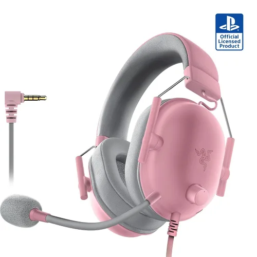 Vista 20 de Razer BlackShark V2 X PlayStation Gaming Headset: 50mm Drivers - Cardioid Mic - Lightweight - Comfortable, Noise Isolating Earcups - for PS5, Xbox