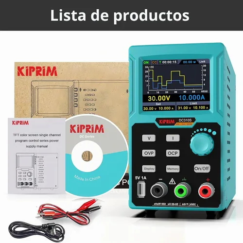 Vista 8 de Fuente de alimentación CC, fuente de alimentación regulada ajustable de 0-30 V 0-10 A, entrada de 110 V, pantalla de 4 dígitos de alta precisión