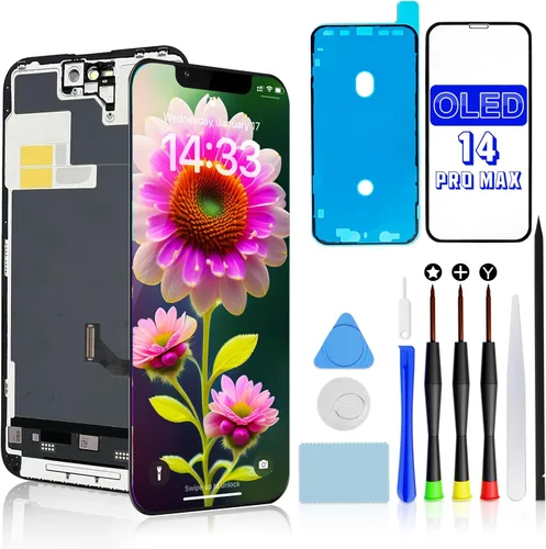 Vista 25 de Brinonac para iPhone 6s Reemplazo de pantalla negra, pantalla táctil LCD digitalizador montaje completo con herramientas de reparación completas