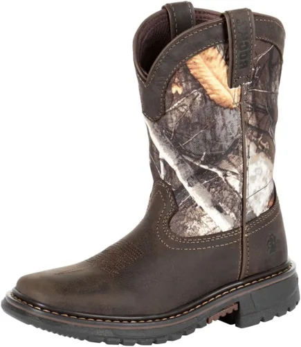 Vista 6 de ROCKY Bota Western Ride FLX para Niños café Realtree Camo