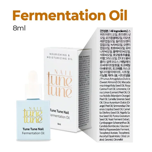 Vista 8 de TuneTune - Aceite para cutículas de 0.3 fl oz Aceite de uñas coreano fermentado para uñas y cutículas Aceite hidratante para cutículas secas