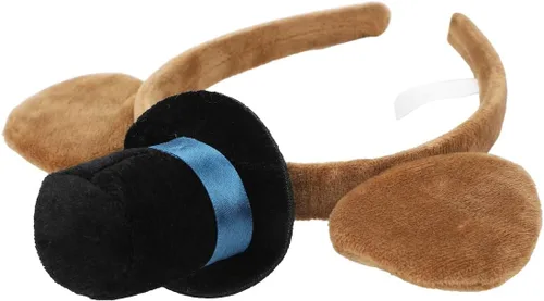 Vista 4 de Bioworld Five Nights At Freddy's Freddy Fazbear - Juego de diadema y gargantilla de 2 piezas