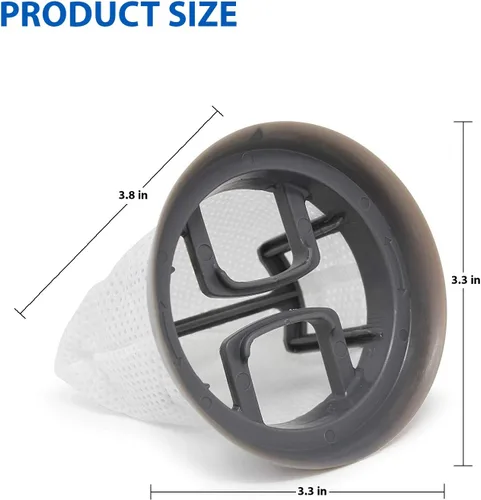 Vista 6 de Fette Filter - Paquete de 6 filtros de vacío de mano compatibles con Bissell Bolt Stick. Comparar con la parte # 1479.