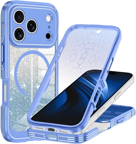 Vista 62 de Hekodonk Funda para iPhone 16, compatible con Magsafe [protector de pantalla de vidrio templado integrado y protección de lente de cámara] cuerpo