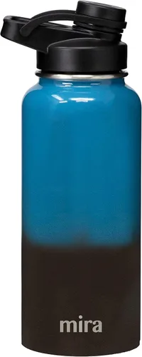 Vista 11 de MIRA - Botella de agua deportiva de acero inoxidable con aislante, termo de metal que mantiene el frío durante 24 horas y el calor durante 12 horas