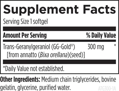 Vista 2 de Designs for Health Annatto-GG 300 - Suplemento GG de geranilgeraniol de Annatto Seeds - Apoya el envejecimiento saludable, la salud ósea, la salud