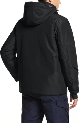 Vista 2 de TSLA Men's Winter Ski Jacket, Waterproof Warm Insulated Snow Coats, Cold Weather Windproof Snowboard Jacket with Hood