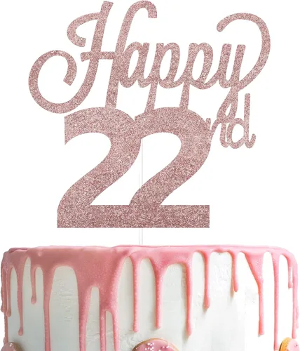 Vista 71 de LINGTEER - Decoración para pastel con texto "Happy Birthday 100", color negro