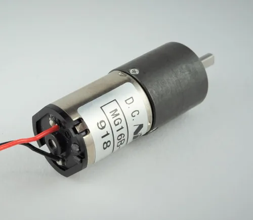 Vista 3 de MG16B-240-AB-00 φ16 12V Relación de engranaje 1/240 Motor con engranajes Nidec (precisión de Nidec)