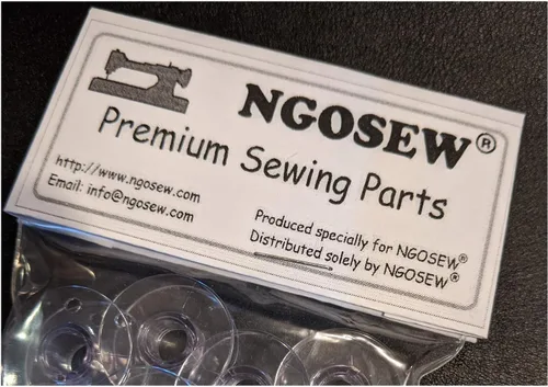 Vista 2 de NGOSEW Bobinas de plástico para Singerr Heavy Duty 44S 4411, 4423, 4452, 5511, 5523, 5532 (10)
