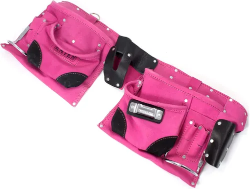 Vista 11 de Raven Bolsas de herramientas Rosa, azul, beige, negro Cinturón de nailon + cinturón de cuero Bolsa individual + bolsa doble