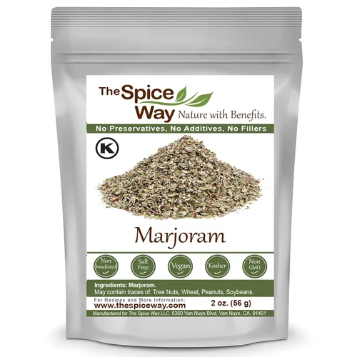 Vista 3 de The Spice Way Hojas de menta 2 oz, hojas de mejorana 2 oz y hojas de tomillo 4 oz