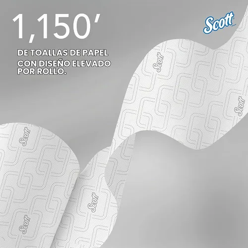 Vista 10 de Scott Professional Toallas de papel duro de alta capacidad, a granel (25700), enrolladas duras, diseño elevado, bolsillos de absorción, blanco