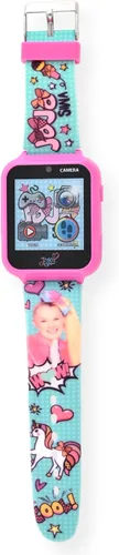 Vista 7 de Accutime JoJo Siwa Nickelodeon - Reloj inteligente de aprendizaje educativo para niñas con auriculares verdes y rosados a juego (modelo JOJ40159AZ)