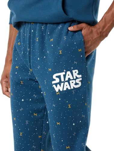 Vista 5 de Tienda Essentials Disney Marvel Star Wars - Pantalón deportivo de forro polar para hombre (disponible en tallas grandes y altas)