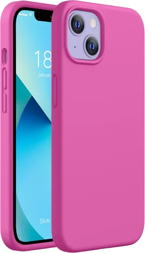 Vista 11 de CellEver Funda de silicona resistente para iPhone 13, protección militar contra caídas, protección elevada de pantalla y cámara, interior sin Negro