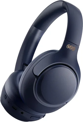 Vista 11 de QCY H3 ANC Auriculares Bluetooth sobre la oreja Cancelación activa de ruido, sonido de audio de alta resolución, conexión multipunto, reproducción