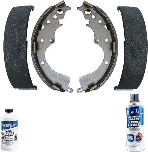 Vista 13 de Detroit Axle - Pastillas de freno de cerámica delanteras Reemplazo de pinza de freno derecha para Dodge Ram 1500 Dakota, Ram 1500 Classic - Juego