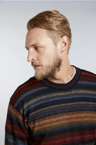 Vista 4 de Invisible World - Suéter de lana de alpaca para hombre, 100%