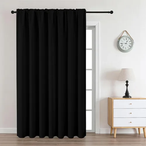 Vista 30 de CUCRAF - Cortinas opacas beige de 45 pulgadas, juego de 2 paneles con bolsillo para barra, cortinas para oscurecer dormitorios y sala de estar