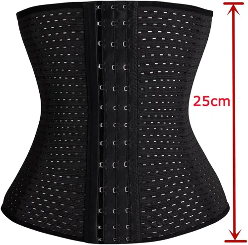 Vista 3 de SAYFUT Waist Cincher Trainer Body Tummy Girdle Control Corset Body Shaper with Adjustable Hooks
