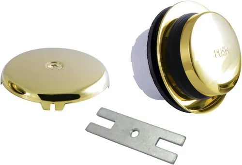Vista 9 de Kingston Brass DTT5302A7 Kit de drenaje de bañera Easy Touch con activación por toque del pie, latón cepillado Cobrizo cepillado