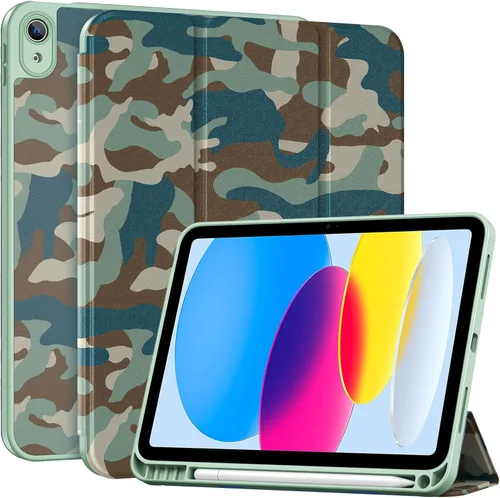 Vista 10 de ProCase Funda para iPad (A16) de 11ª Generación de 11 Pulgadas 2025/iPad de 10ª Generación de 10.9 Pulgadas 2022 con Soporte para Lápiz, Funda