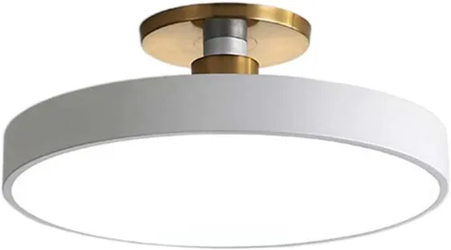 Vista 10 de Lámpara de techo de color de cúpula de 3 colores de luz variable instalación integrada cerca del techo, lámparas LED de montaje empotrado, luces