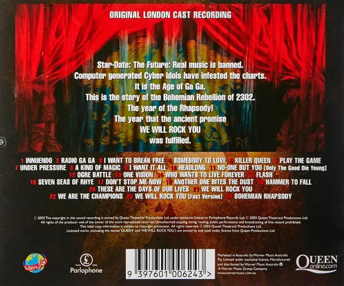 Vista 2 de We Will Rock You - Soundtrack Cast Album